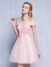 Burgundy Homecoming Dress Off-the-shoulder A-line Short Prom Dress Party Dress JK565|Annapromdress