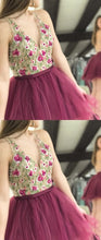 Chic Homecoming Dresses Open Back Embroidery Short Prom Dress Party Dress JK595|Annapromdress