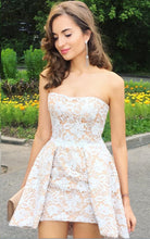 Lace Chic Homecoming Dresses Sheath Short Prom Dress Sexy Party Dress JK723|Annapromdress