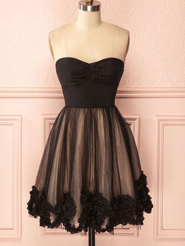 Little Black Dress Homecoming Dresses A Line Cheap Short Prom Dress Party Dress JK726|Annapromdress