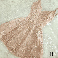 Chic Homecoming Dresses Aline Spaghetti Straps Lace Short Prom Dress Party Dress JK727|Annapromdress