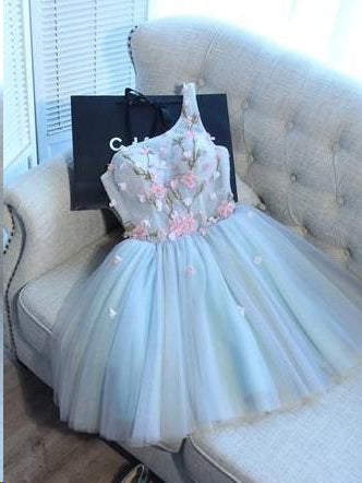 Chic Homecoming Dresses One Shoulder Short Prom Dress Beautiful Party Dress JK734|Annapromdress
