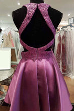 Beautiful Homecoming Dresses Aline Chic Lace Short Prom Dress Party Dress JK736|Annapromdress