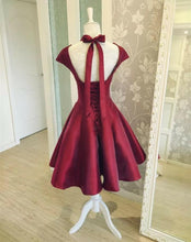 Burgundy Homecoming Dresses Simple Cheap Short Prom Dress Sexy Party Dress JK771|Annapromdress