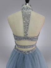 Two Piece Homecoming Dresses Beautiful Rhinestone Short Prom Dress Sexy Party Dress JK796|Annapromdress