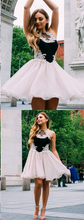 Cute Homecoming Dresses Aline Applique Cheap Short Prom Dress Simple Party Dress JK815|Annapromdress