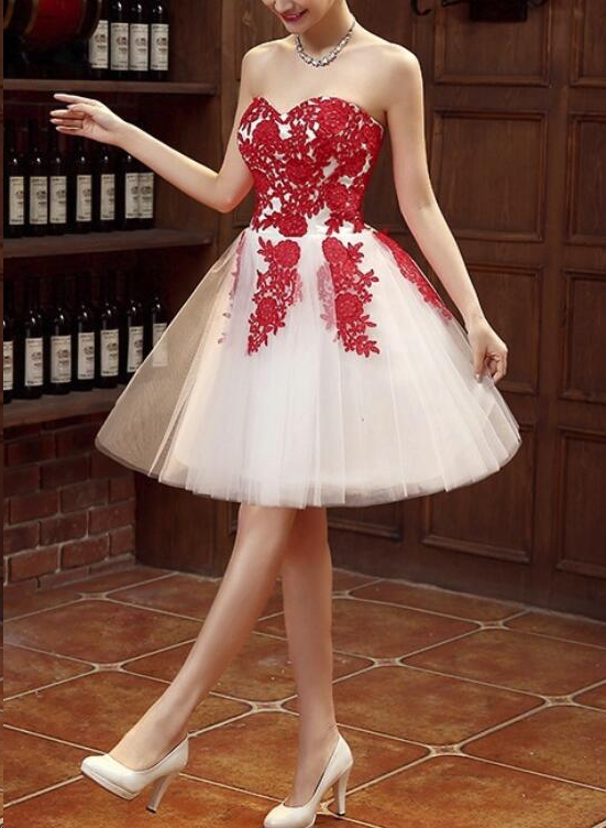 Cheap Homecoming Dresses Aline Lace-up Simple Short Prom Dress Cute Party Dress JK817|Annapromdress – Anna PromDress