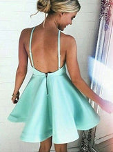 Open Back Homecoming Dresses Cheap A-line Short Prom Dress Simple Party Dress JK818|Annapromdress