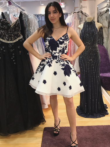 Cute Homecoming Dresses Organza Open Back Short Prom Dress Sexy Party Dress JK822|Annapromdress