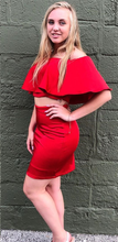 Two Piece Homecoming Dresses Red Simple Short Prom Dress Fashion Party Dress JK866|Annapromdress
