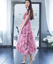 Long Homecoming Dresses A-line Ruffles Short Prom Dress Beautiful Party Dress JK896|Annapromdress