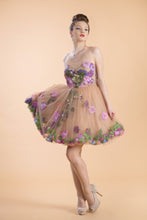 Beautiful Homecoming Dresses A-line Floral Romantic Short Prom Dress Cute Party Dress JK902|Annapromdress