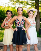 Cute Homecoming Dresses Aline Lace-up Embroidery Short Prom Dress Yellow Party Dress JK906|Annapromdress