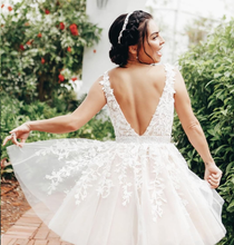 Cute Homecoming Dresses Straps A-line Romantic Short Prom Dress Fashion Party Dress JK910|Annapromdress