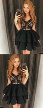 Little Black Dress Cheap Homecoming Dresses A-line Short Prom Dress Party Dress JK912|Annapromdress