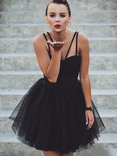 Little Black Dress Homecoming Dresses Aline Spaghetti Straps Short Prom Dress Party Dress JK931|Annapromdress