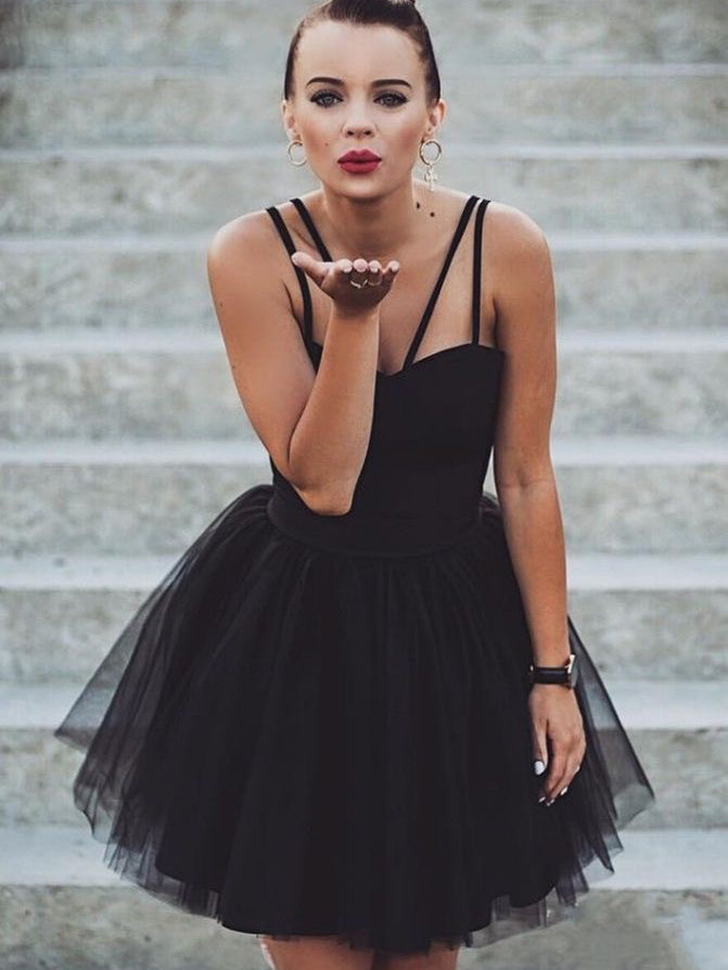 Little Black Dress Homecoming Dresses Aline Spaghetti Straps Short Prom Dress Party Dress JK931|Annapromdress Anna PromDress Little Black Dress Homecoming Dresses Aline Spaghetti Straps Short Prom Dress Party Dress JK931|Annapromdress Anna PromDress