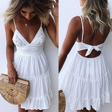 Open Back Homecoming Dresses A Line Lace White Short Prom Dress Cute Party Dress JK934|Annapromdress