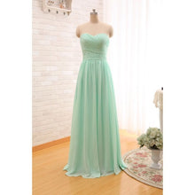 Bridesmaid Dresses Long Sweetheart V-neck Sage Bridesmaid Dresses #JKB002