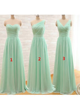 Bridesmaid Dresses Long Sweetheart V-neck Sage Bridesmaid Dresses #JKB002