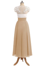 Cheap Bridesmaid Dresses A-line V-neck Floor-length Appliques Bridesmaid Dresses #JKB022