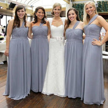 Long Bridesmaid Dresses Simple Cheap A-line Floor-length Bridesmaid Dresses JKB031