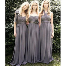 Long Bridesmaid Dresses Sweetheart Chiffon Ruffles Cheap Bridesmaid Dresses JKB033
