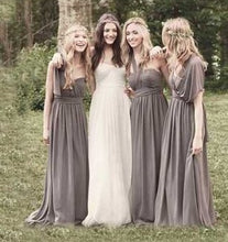 Long Bridesmaid Dresses Sweetheart Chiffon Ruffles Cheap Bridesmaid Dresses JKB033