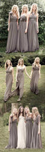 Long Bridesmaid Dresses Sweetheart Chiffon Ruffles Cheap Bridesmaid Dresses JKB033