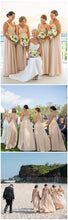 Cheap Bridesmaid Dresses One Shoulder Ruffles Long Chiffon Bridesmaid Dresses JKB035