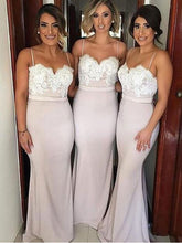 Sexy Bridesmaid Dresses Trumpet/Mermaid Spaghetti Straps Bridesmaid Dresses JKB048