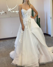 Sweetheart Chic Appliques A-Line Ivory Wedding Dres JKD2007|Annapromdress