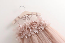 2017 Flower Girl Dresses Short Hand-Made Flower Scoop Tulle JKF001