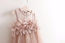 2017 Flower Girl Dresses Short Hand-Made Flower Scoop Tulle JKF001