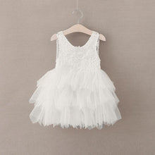 2017 Flower Girl Dresses Cheap Pink White Lace Tulle JKF005
