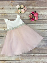 2017 Flower Girl Dresses Scoop Bowknot Knee-length Ivory Organza JKF023