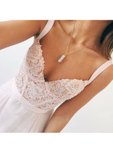 Prom Dresses Pink A-line V-neck Chiffon Prom Dress/Evening Dress #JKL003