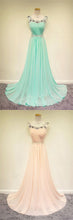 Prom Dresses Pearl Pink Rhinestone Long Prom Dress/Evening Dress #JKL022