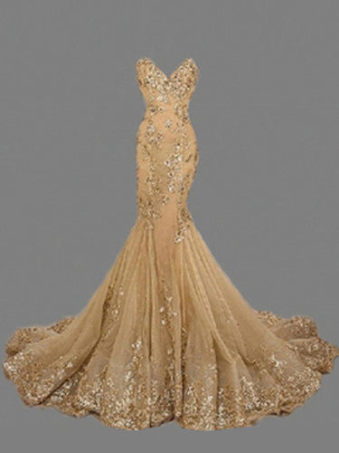 Prom Dresses Tulle Trumpet/Mermaid Long Prom Dress/Evening Dress #JKL023