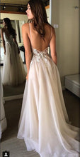 Prom Dresses Chiffon White Lace Long Halter Prom Dress/Evening Dress #JKL034