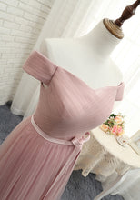 Beautiful Prom Dress Off-the-shoulder Tulle Long Prom Dress/Evening Dress JKL042