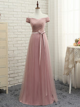 Beautiful Prom Dress Off-the-shoulder Tulle Long Prom Dress/Evening Dress JKL042