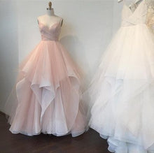Sexy Chic Prom Dresses Ball Gown Spaghetti Straps Long Prom Dress/Evening Dress JKL047