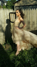 Asymmetrical Prom Dresses Sexy Beading Rhinestone Prom Dress/Evening Dress JKL049