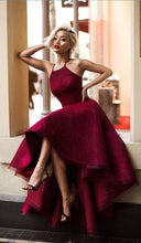 Chic Prom Dresses Sexy Halter Burgundy Lace Prom Dress/Evening Dress JKL068