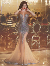 Sexy Prom Dresses Trumpet/Mermaid Long Tulle Prom Dress/Evening Dress JKL071