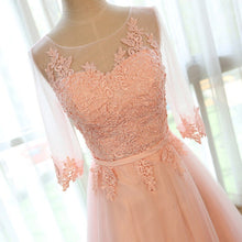 Beautiful Prom Dresses Pearl Pink Tulle Long Prom Dress/Evening Dress JKL081