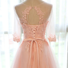 Beautiful Prom Dresses Pearl Pink Tulle Long Prom Dress/Evening Dress JKL081