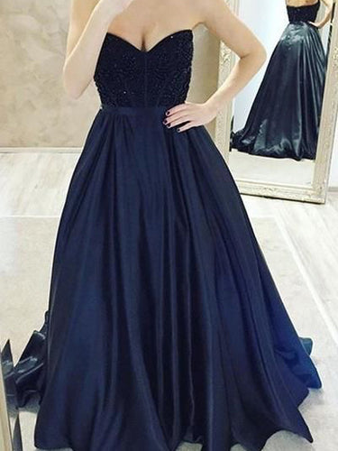 Beautiful Prom Dresses Sweetheart Sweep Train Sexy Prom Dress JKL1012|Annapromdress