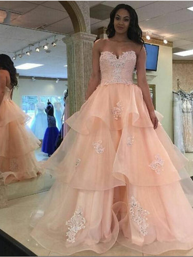 Beautiful Prom Dresses Sweetheart Aline Long Chic Prom Dress JKL1043|Annapromdress